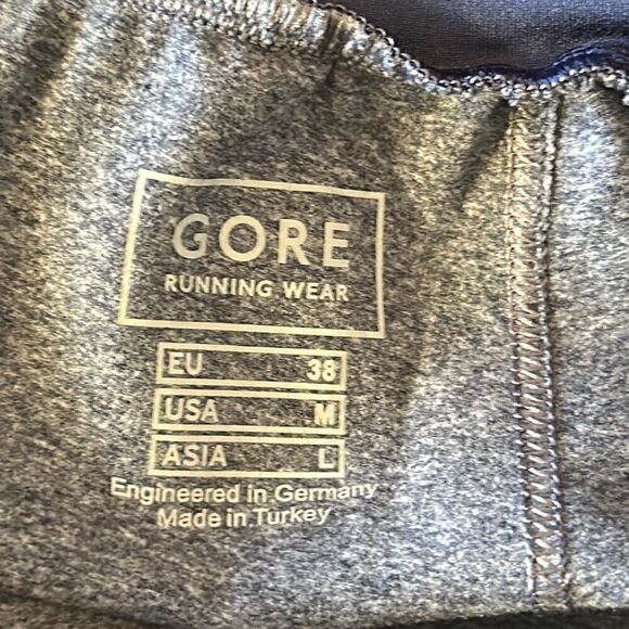 Gore Running Wear Blue Gray Activewear Training Cycling Pants size M Medium - Picture 5 of 8